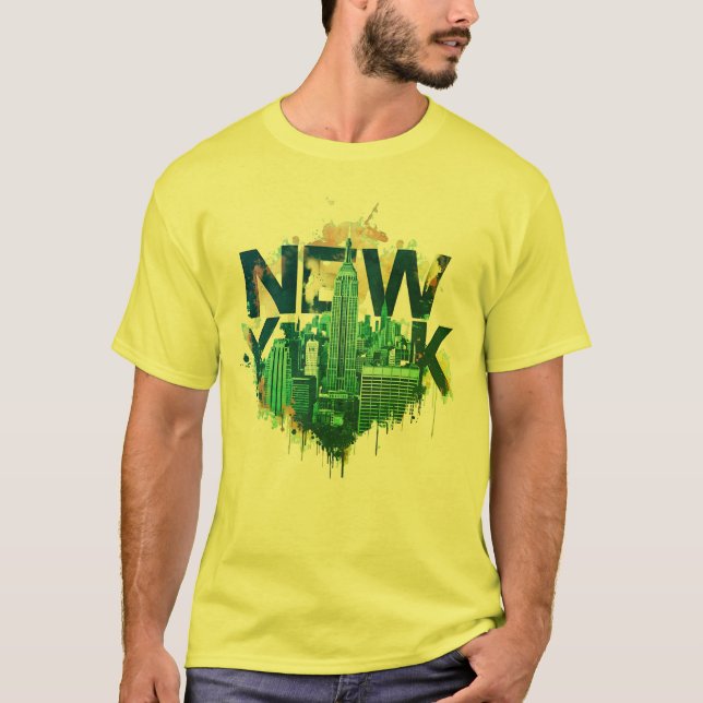 Camiseta I Heart NYC" T-shirt - Casual New York City Urban  (Anverso)