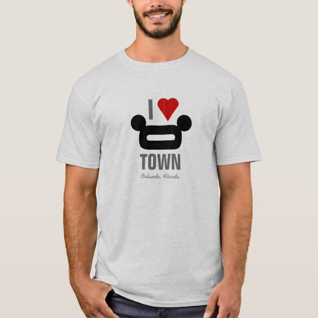 Camiseta I {heart} O TOWN (Anverso)