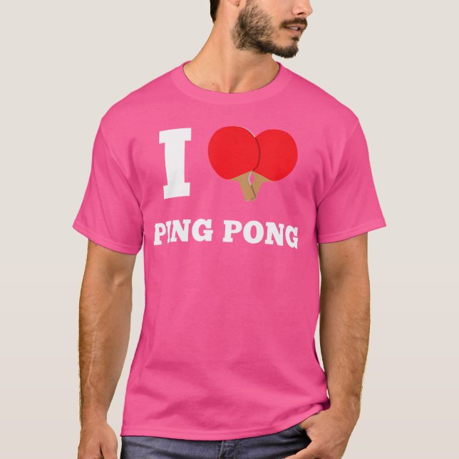 Camiseta I Heart Ping Pong (Anverso)