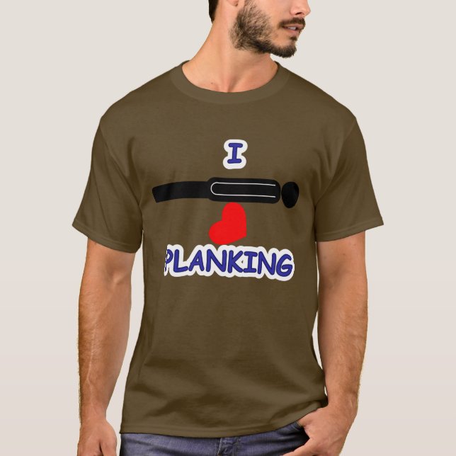 Camiseta I Heart Planking (Anverso)