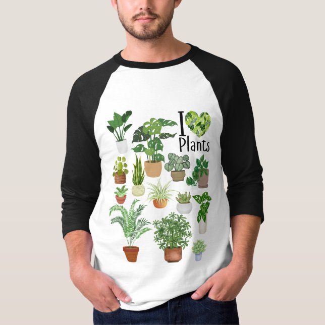Camiseta I Heart Plants (Anverso)