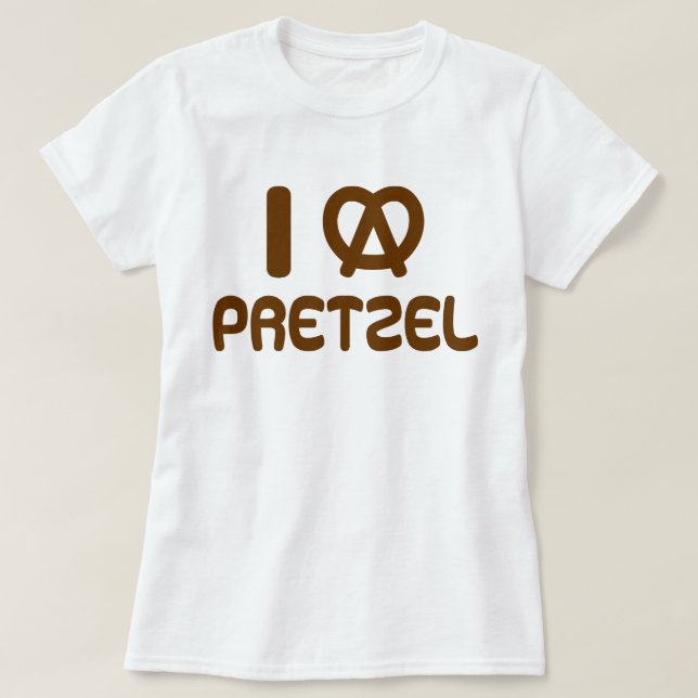 Camiseta I Heart Pretzel (Diseño del anverso)