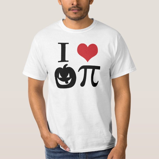 Camiseta I Heart Pumpkin Pi (Anverso)