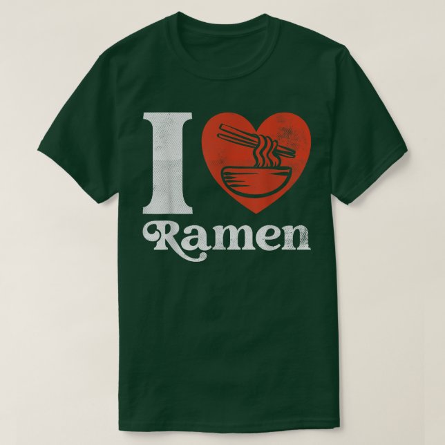 Camiseta I Heart Ramen (Diseño del anverso)