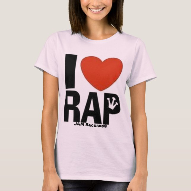Camiseta I Heart Rap (Anverso)