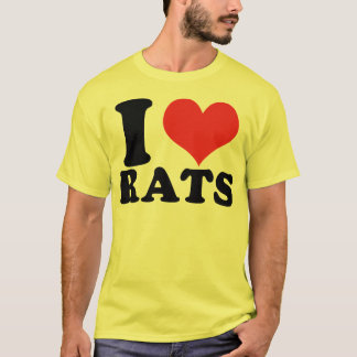 Camiseta I Heart Rats Basic
