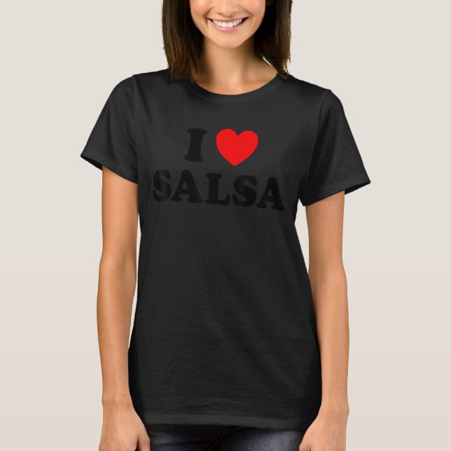 Camiseta I Heart Salsa (Anverso)