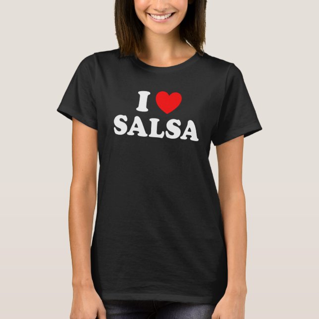 Camiseta I Heart Salsa (Anverso)
