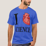 Camiseta I Heart Science Love Biology Anatomía anatómica ca<br><div class="desc">I Heart Science Love Biology Anatomy anatómico cardiograma surg .</div>