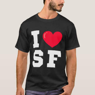 Camiseta I Heart Sf Athletic Font Hoodie