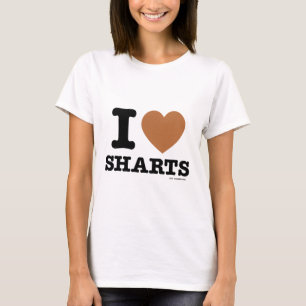 Camiseta I Heart Sharts