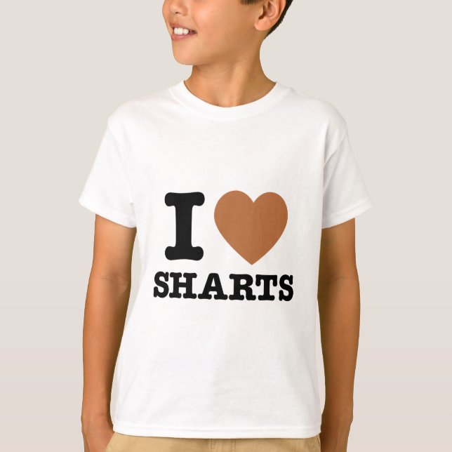 Camiseta I Heart Sharts (Anverso)