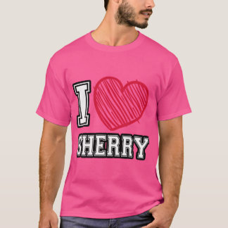 Camiseta I Heart Sherry Nombre I Love Sherry Personaliz