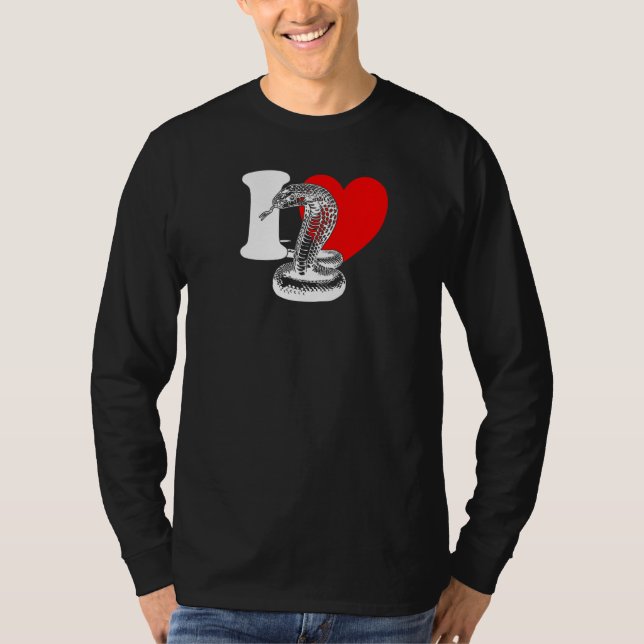 Camiseta I Heart Snakes - Cute I Love Snakes, Snake Lover P (Anverso)