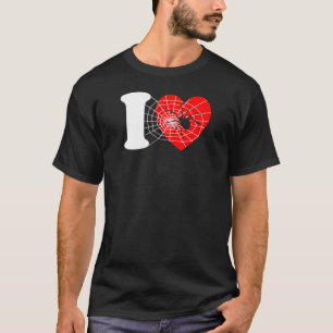 Camiseta I Heart Spiders - Gracioso me encantan las arañas,