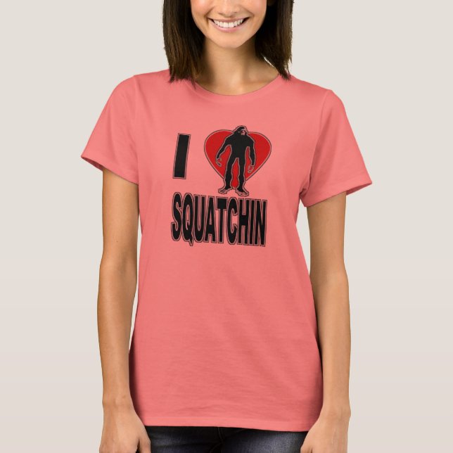 Camiseta I Heart Squatchin (Anverso)