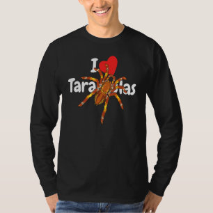Camiseta I Heart Tarantulas - Tarantula Spider Quote Design