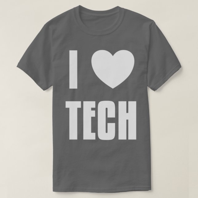 Camiseta I Heart Tech (Diseño del anverso)