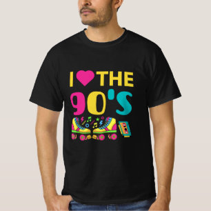 Camiseta I Heart The 90 S, equipo retro vintage de los 90