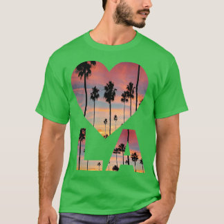 Camiseta I Heart The I Love LA Souvenir Los Angeles Califo