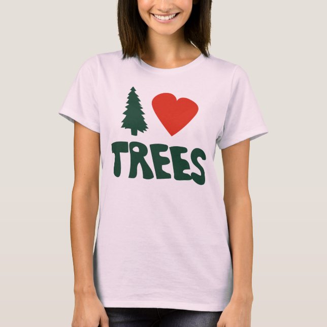 Camiseta I Heart Trees (Anverso)