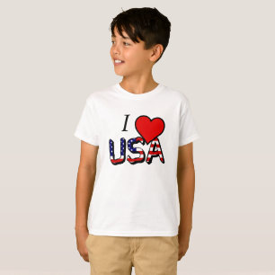Camiseta I Heart USA overlay Boys cn