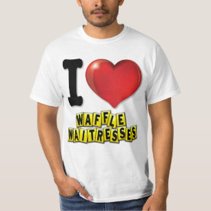 Camiseta I Heart Waffle Waitress