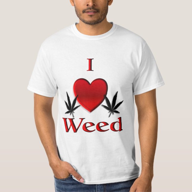 Camiseta I Heart Weed (Anverso)