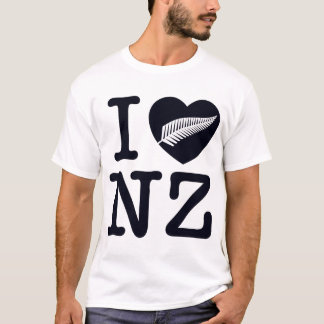 Camiseta I heart Zealand New