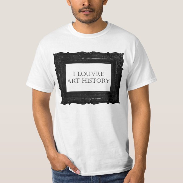 Camiseta I historia de arte del Louvre (Anverso)