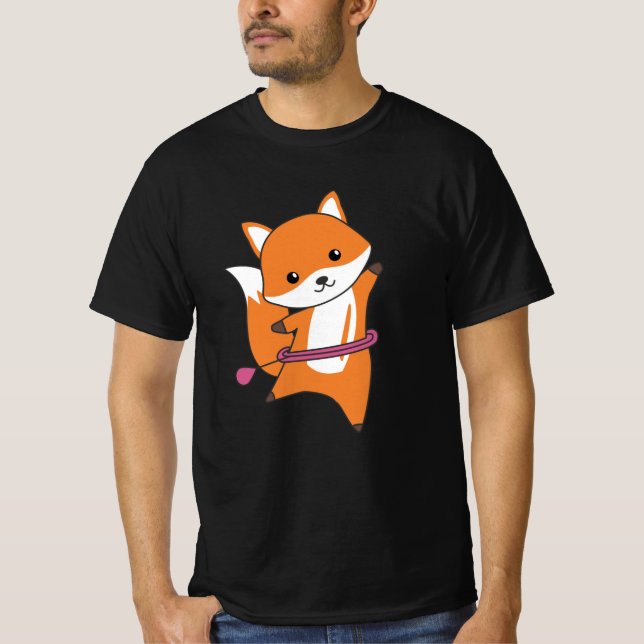 Camiseta I Huller Cute Fox Funny Foxes (Anverso)