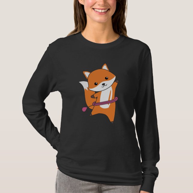 Camiseta I Huller Cute Fox Funny Foxes (Anverso)
