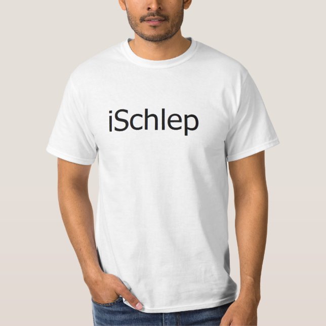 Camiseta I HUMOR JÍDISH JUDÍO DIVERTIDO del "ischlep" de (Anverso)