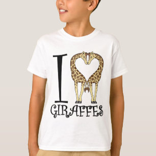 Camiseta I jirafas del corazón