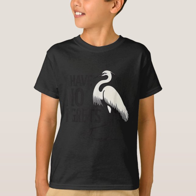 Camiseta I Just Can't Tee Co. Funny I Have No Egrets Regret (Anverso)