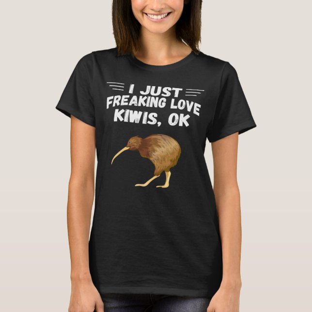 Camiseta I Just Freaking Love Kiwis Ok Cute  beast Animal (Anverso)