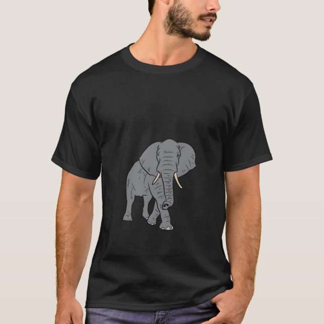 Camiseta I Just Really Like Elephants Ok Love Elephants (Anverso)