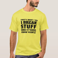 Camiseta I Know People - Eso Es Lo Que Hago Graphi