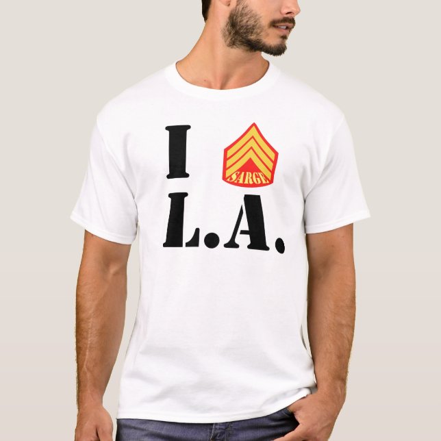 Camiseta I LA de Sarge (Anverso)