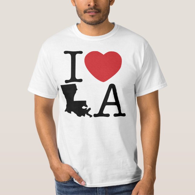 Camiseta I LA del corazón (Anverso)