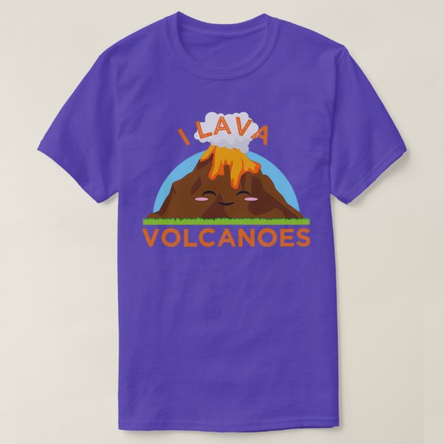 Camiseta I Lava Volcanes Geólogos gráfico Mineralogía Lry (Diseño del anverso)
