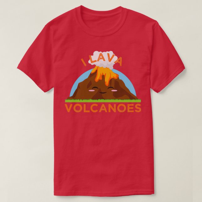 Camiseta I Lava Volcanes Geólogos gráfico Mineralogía Lry (Diseño del anverso)