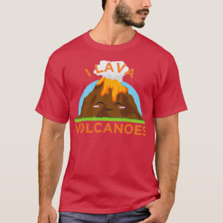 Camiseta I Lava Volcanes Geólogos gráfico Mineralogía Lry