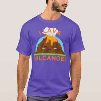 Camiseta I Lava Volcanes Geólogos Mineralogía Crystal