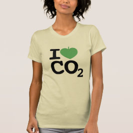 Camiseta I Leaf CO2 - Amor al dióxido de carbono por el Día