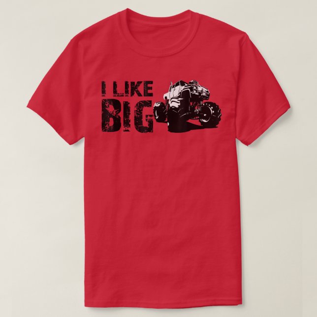Camiseta I like big trucks  (Diseño del anverso)