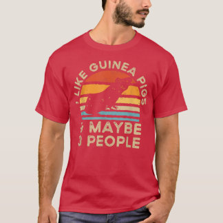 Camiseta I Like Guinea Pigs And Maybe 3 People2899