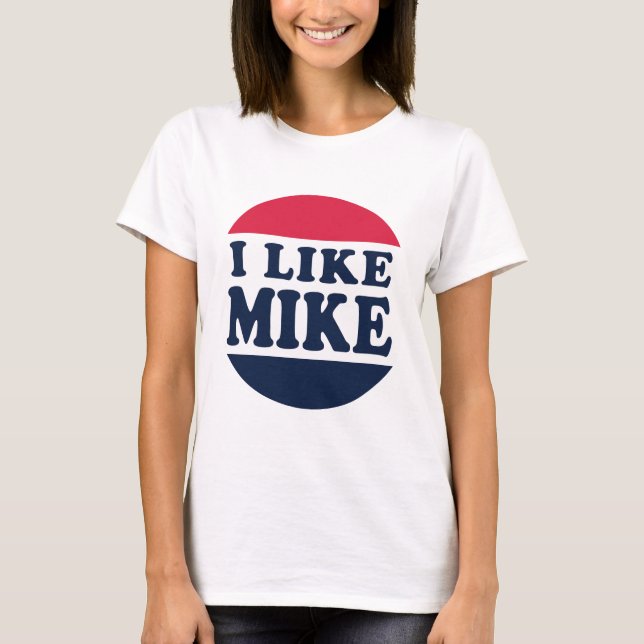 CAMISETA I-LIKE-MIKE-BUTTON (Anverso)