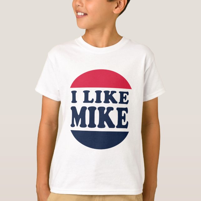 CAMISETA I-LIKE-MIKE-BUTTON (Anverso)