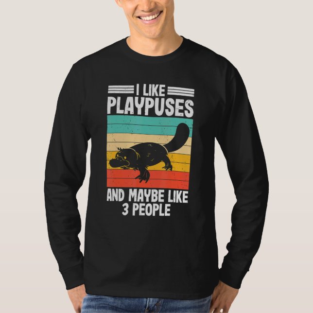 Camiseta I Like Platypus  Pltypus Pladapus Platypus Kids (Anverso)